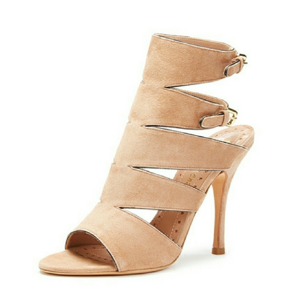 Jean-Michel Cazabat Oksana Suede Heels Sz 38